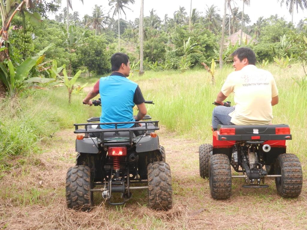 ATV (All Terrain Vehicle) ride in Tagaytay, 3km course at Gratchi's Getaway