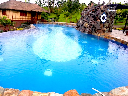 Infinity Waterfall Swimming Pool