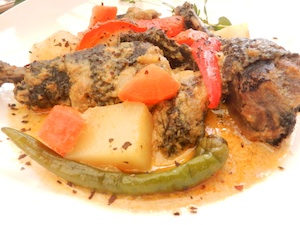 pininahan manok (pineapple chicken) at Gratchi's Getaway