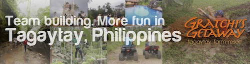 Team Building. More fun in Tagaytay, Philippines at Gratchi's Getaway - Farm Resort
