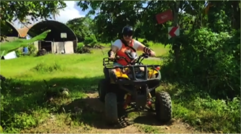 ATV (all terrain vehicle) at Gratchi's Getaway, a farm in Tagaytay
