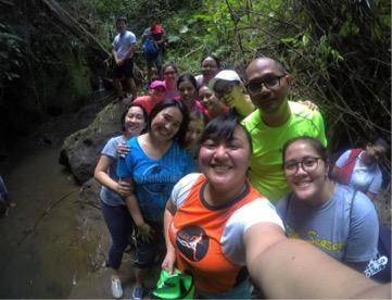 Team Building by River Trekking at Gratchi's Getaway, Tagaytay